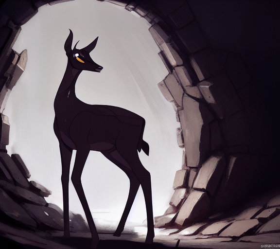 00664-2973826261-nousr robot  deer inside a dungeon by Greg Rutkowski.png